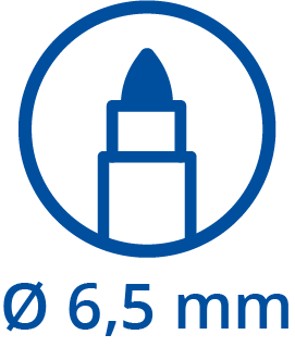 Válcový hrot 6,5mm