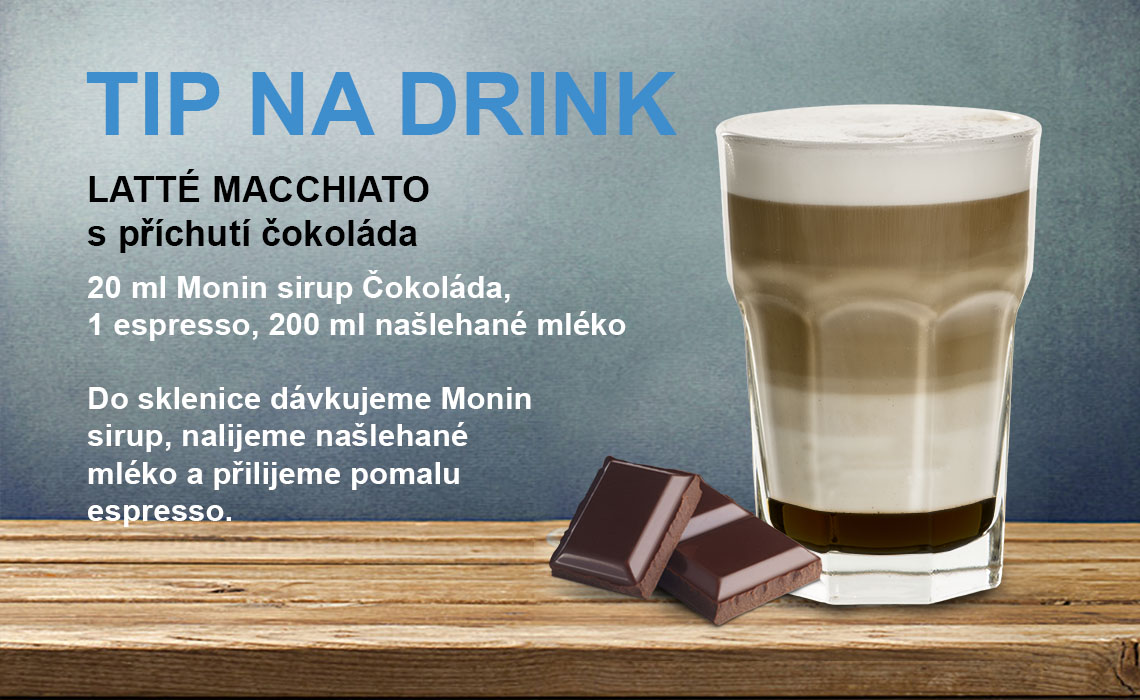 Recepty ze sirupů Monin - latte
