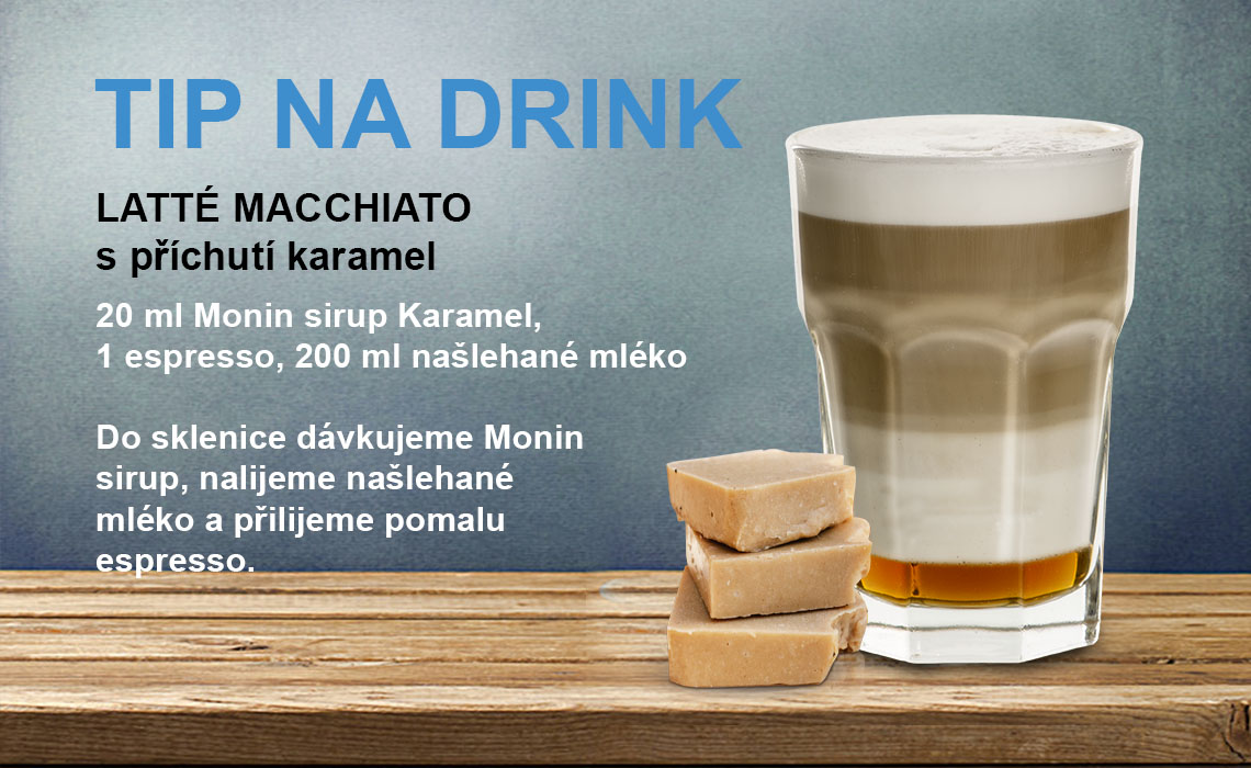 Recepty ze sirupů Monin - latte