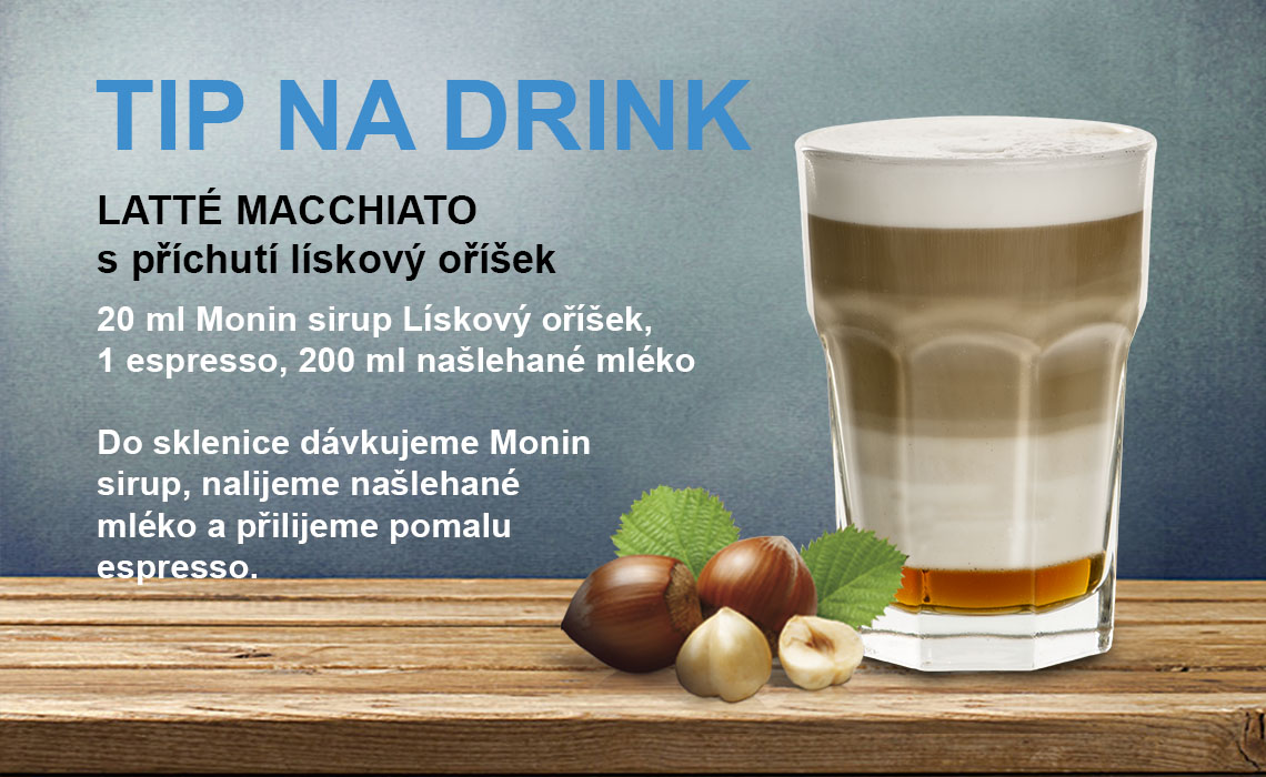 Recepty ze sirupů Monin - latte